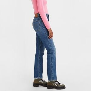 Levi's 501 Medium Wash Original Fit Straight Leg Jeans